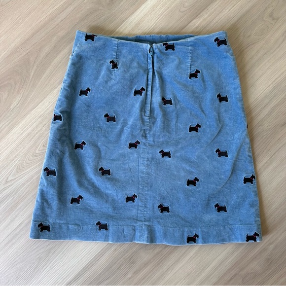 Lilly Pulitzer Velveteen Scottie Dog Skirt 4 Vintage - Picture 4 of 6